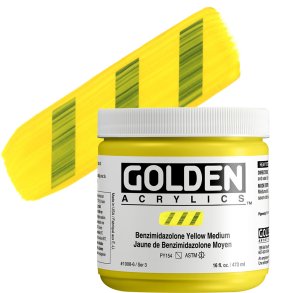 GOLDEN Heavy Body Benzimidazolone Yellow Medium 473 ml