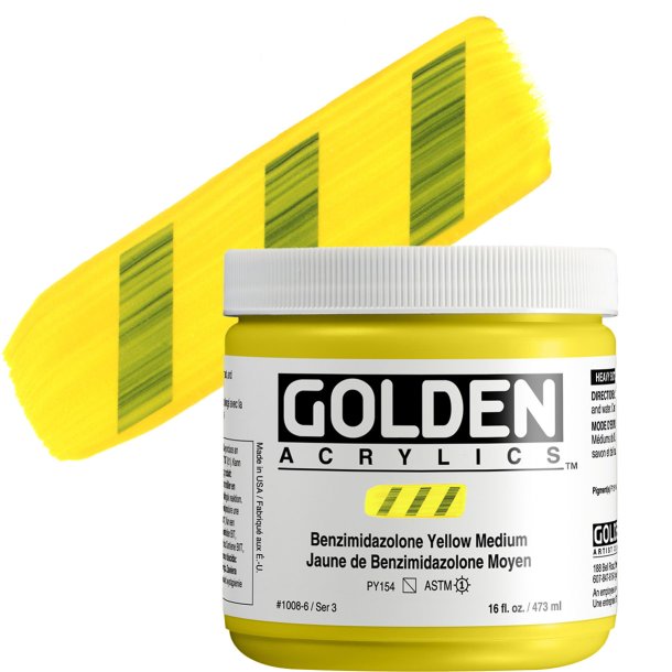 GOLDEN Heavy Body Benzimidazolone Yellow Medium 473 ml