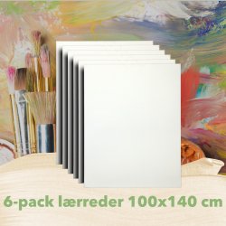 6-PACK Malerlrreder 100 x 140 cm 