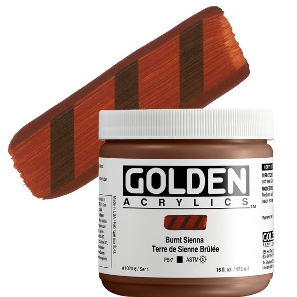 GOLDEN Heavy Body Burnt Sienna 473 ml