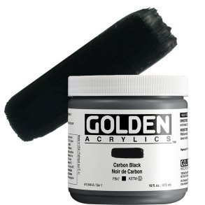 GOLDEN Heavy Body Carbon Black 473 ml
