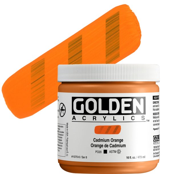 GOLDEN Heavy Body Cadmium Orange 473 ml