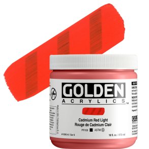 GOLDEN Heavy Body Cadmium Red Light 473 ml