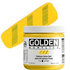 GOLDEN Heavy Body Cadmium Yellow Dark 473 ml