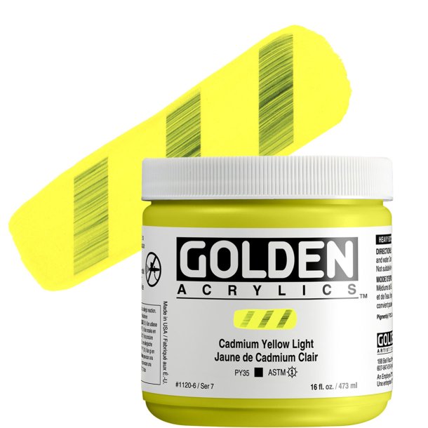GOLDEN Heavy Body Cadmium Yellow Light 473 ml
