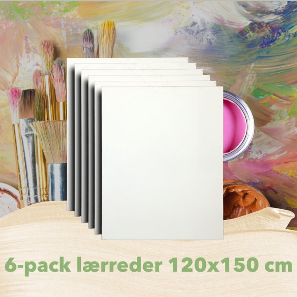 6-PACK Malerlrreder 120 x 150 cm 