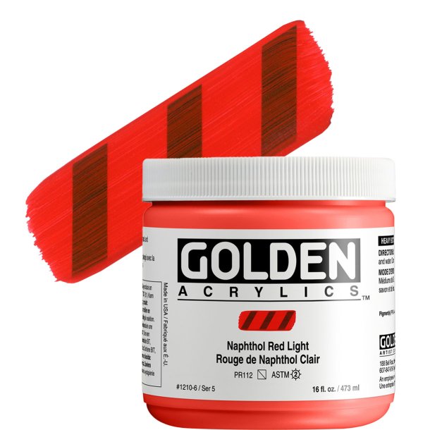 GOLDEN Heavy Body Naphthol Red Light 473 ml
