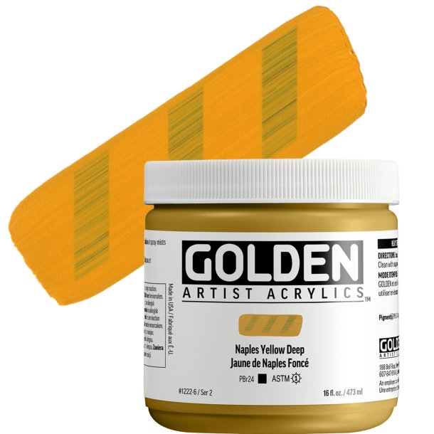 GOLDEN Heavy Body Naples Yellow Deep 473 ml