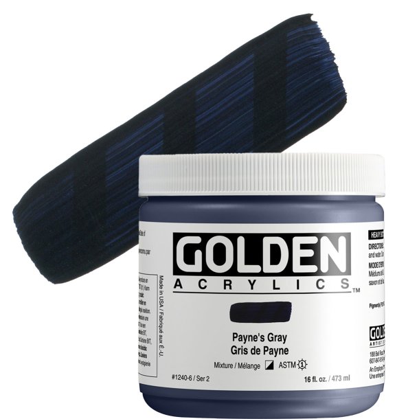 GOLDEN Heavy Body Payne's Gray  473 ml