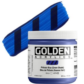 GOLDEN Heavy Body Phthalo Blue (Green Shade) 473 ml