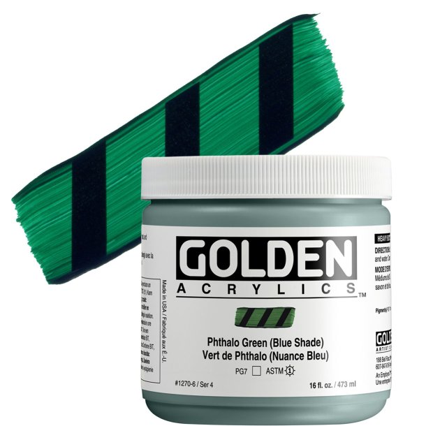 GOLDEN Heavy Body Phthalo Green (Blue Shade) 473 ml
