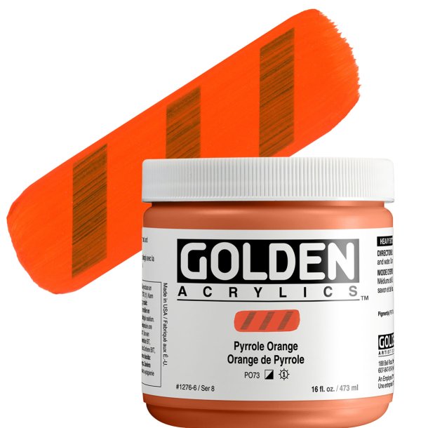 GOLDEN Heavy Body Pyrrole Orange 473 ml
