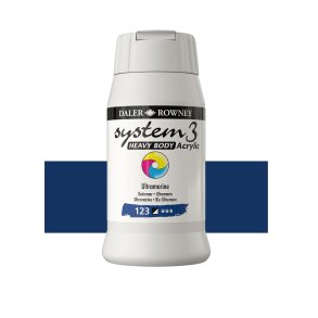 Heavy Body Ultramarine 123 akrylmaling - System 3, 500 ml.