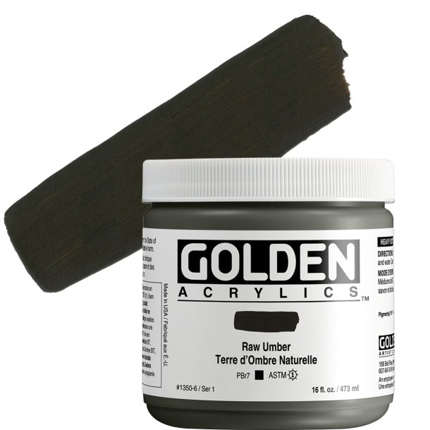 GOLDEN Heavy Body Raw Umber 473 ml