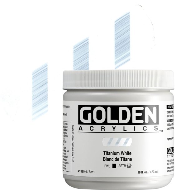 GOLDEN Heavy Body Titanium White 473 ml