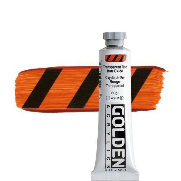 GOLDEN Heavy Body Transparent Red Iron Oxide 59 ml