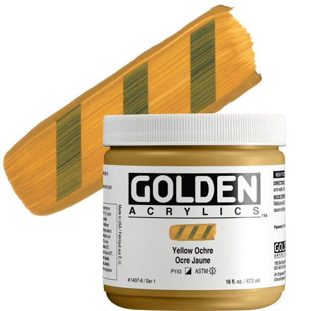 GOLDEN Heavy Body Yellow Ochre 473 ml