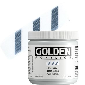 GOLDEN Heavy Body Zinc White 473 ml
