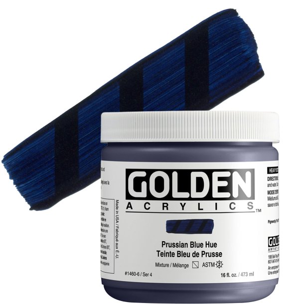 GOLDEN Heavy Body Prussian Blue Hue 473 ml
