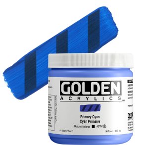 GOLDEN Heavy Body Primary Cyan 473 ml