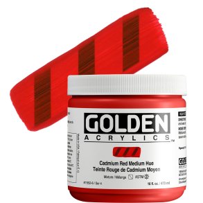 GOLDEN Heavy Body Cadmium Red Medium Hue 473 ml