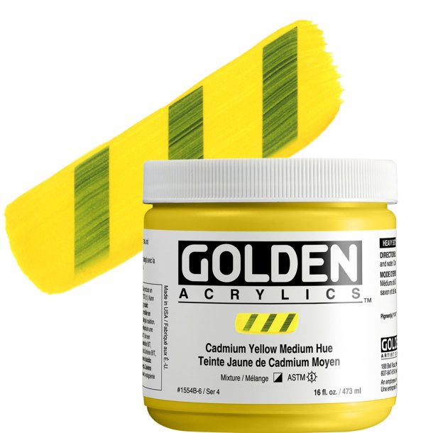GOLDEN Heavy Body Cadmium Yellow Medium Hue 473 ml