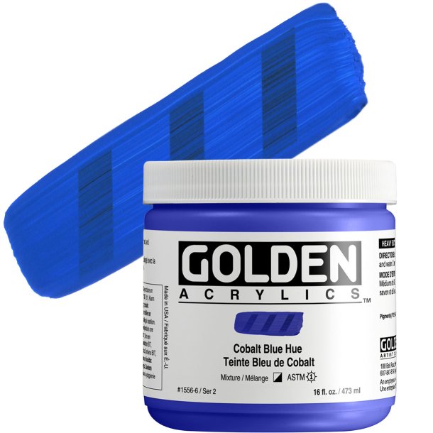 GOLDEN Heavy Body Cobalt Blue Hue 473 ml