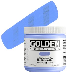 GOLDEN Heavy Body Light Ultramarine Blue 473 ml