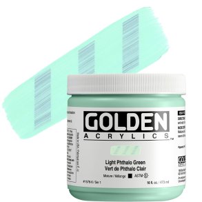 GOLDEN Heavy Body Light Phthalo Green 473 ml
