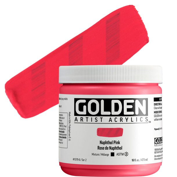 GOLDEN Heavy Body Naphthol Pink 473 ml
