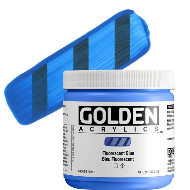 GOLDEN Heavy Body Fluorescent Blue 473 ml