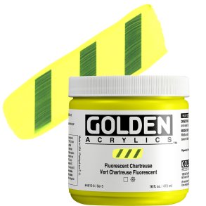 GOLDEN Heavy Body Fluorescent Chartreuse 473 ml