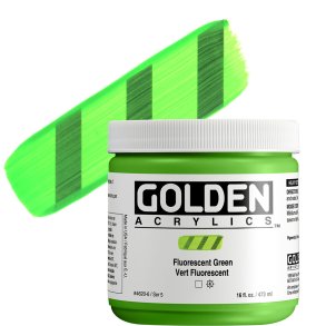 GOLDEN Heavy Body Fluorescent Green 473 ml