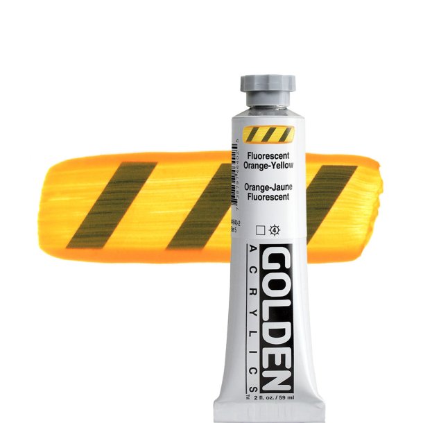 GOLDEN Heavy Body Fluorescent Orange-Yellow 59 ml