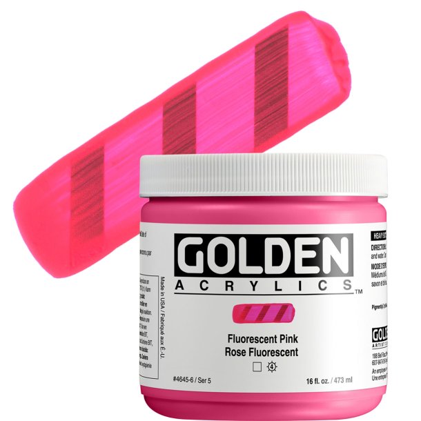 GOLDEN Heavy Body Fluorescent Pink 473 ml