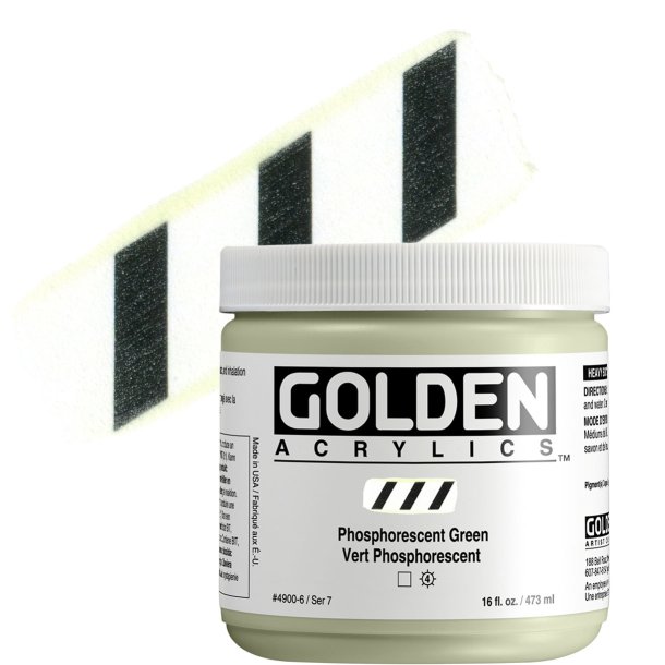 GOLDEN Heavy Body Phosphorescent Green 473 ml