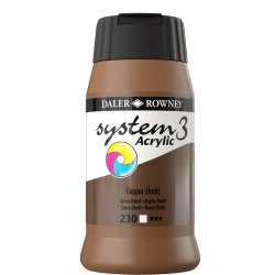 Copper 230 akrylmaling - System 3, 500 ml.