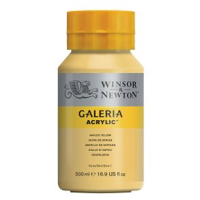 Naples Yellow 422 - Galeria akrylmaling 500 ml.