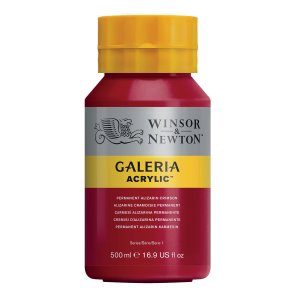 Permanent Alizarin Crimson 466 - Galeria akrylmaling 500 ml.