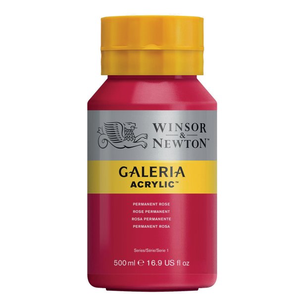 Permanent Rose 502 - Galeria akrylmaling 500 ml.