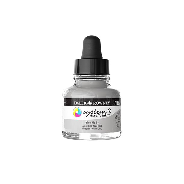 Silver (imit) - System3 Ink 29,5 ml