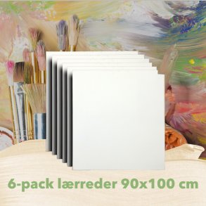 6-PACK Malerlrreder 90 x 100 cm 