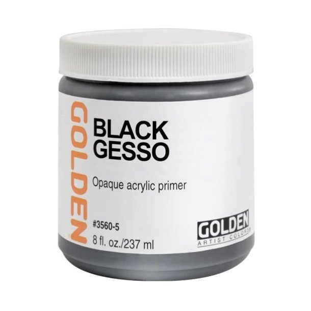 GOLDEN Black Gesso 237 ml