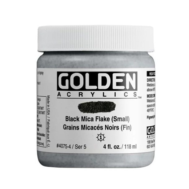 GOLDEN Black Mica Flake Small 118 ml
