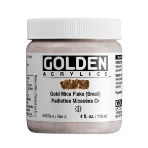 GOLDEN Gold Mica Flake Small 118 ml