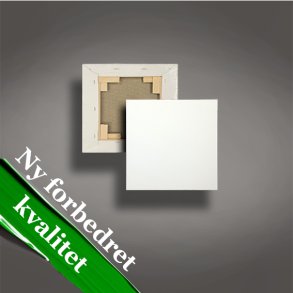 NYHED: Malerlrreder 20 x 20 cm Bomuldslrred