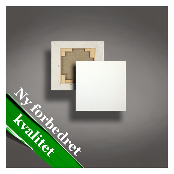 NYHED: Malerlrreder 30 x 30 cm Bomuldslrred