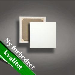 NYHED: Malerlrreder 40 x 40 cm Bomuldslrred