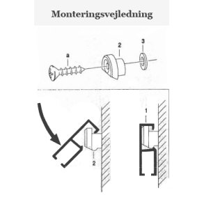 Se monteringsvejledning