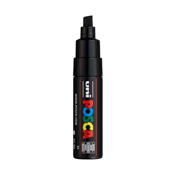Sort Posca Tusch 8 mm